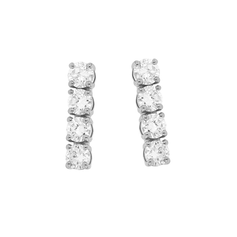 Acheter Boucles d'oreilles diamants 1.42 carat or blanc 2.64g Comme neuf - 2200,00 € Boucles d'oreilles diamants 1.42 carat or blanc 2.64g Comme neuf - reconditionné disponible sur Gemme Les Bijoux